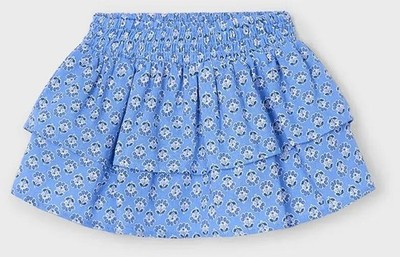 Mayoral  Blue-Pink  Girls  cotton  skirt , size :  3,4,5,6,7,8,9,10y.