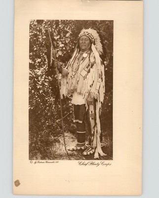 Wanamaker/Dixon ''Chief Plenty Coups'' 1913 Photogravure from ''The Vanishing Race''