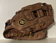 Wilson A9845 Soft Flex Leather Baseball Glove 12  Left Hand RHT