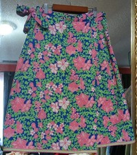 vintage 60s Lily Pulitzer wrap around floral skirt