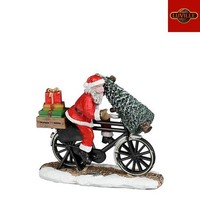 Luville-1180559-808, Santa On Bicycle , Weihnachtsdorf, Santa`S Wonderland