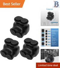Durable 2-Port Inline Splice Connectors for Aluminum-Copper Wiring - 3 Pack