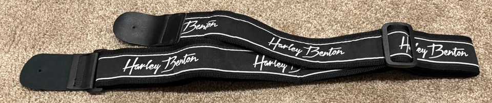 Correa de guitarra Harley Benton negra Foto 2 de 4