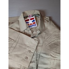 Propper Mens Khaki BDU Coat 4 Pocket Military Field Jacket Medium Regular