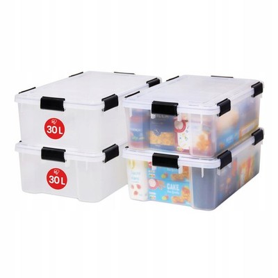 Iris Ohyama Aufbewahrungsbox 20 l, 3er-Set, luftdicht