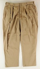 Polo Ralph Lauren VTG 90s Pleated Khaki Tan Pants Mens 40x32 40x31 Actual 