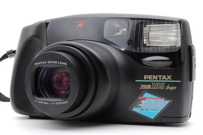 [Fast neuwertig++] Pentax Zoom 105 Super Point & Shoot analoge...