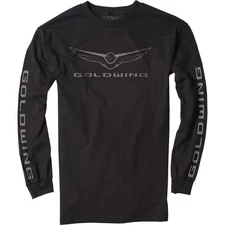 Factory Effex Honda Goldwing Icon Long Sleeve T-Shirt - Black - Medium 25-87832