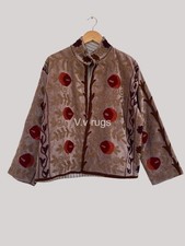 Boho Suzani Jacket Women's Hand Embroidered Coat Festival Ethnic Fashion