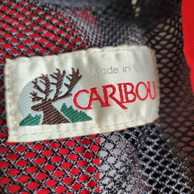 Vintage CARIBOU Mountaineering Dog Pack Hiking Saddle Bag Red | eBay
