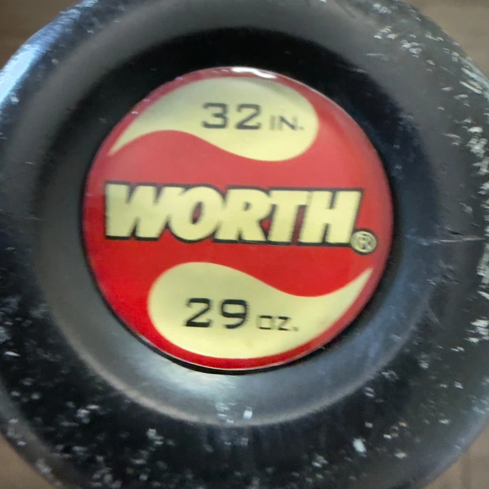 Bate de béisbol Worth Powercell BW8 32” 29 oz aluminio certificado BESR azul USADO Foto 4 de 4