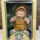 Vintage Cabbage Patch Doll Preemie Box Lew Travis With Pacifier Corduroy Coleco