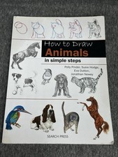 How to Draw Animals in Simple Steps GOOD CONDITION BOOK