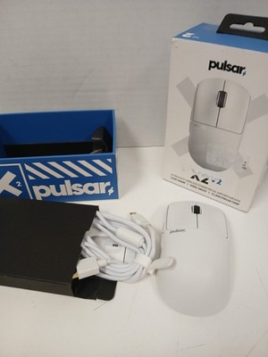 Pulsar X2 V2 Wireless eSports Gaming Mouse White - Size 2 (Medium)  *NO DONGLE*