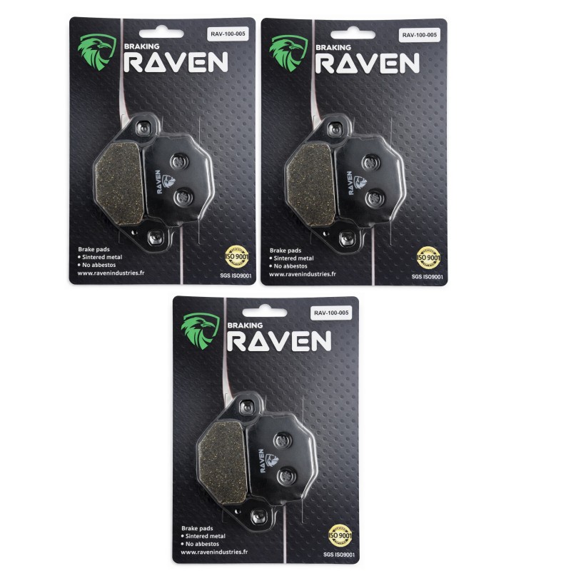 Plaquettes de frein Quadzilla CUV 320 à haute friction thermique pour l'avant et l'arrière