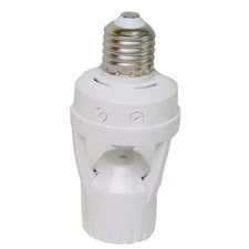 360 Degrees PIR Human Induction Motion Sensor LED Night Lamp Socket Base5838