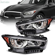 For Infiniti For Q50 2014-2022 Headlights Assembly w/LED DRL
