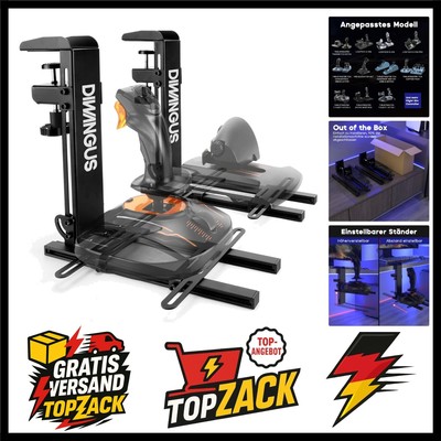 DIWANGUS Hotas Joystick Halterung für Logitech X56, X52, X52 Pro, Flugsimulat...