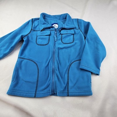 Slalom Unisex Toddler 5T Zip Front Baby Soft Fleece Jacket Pockets Blue