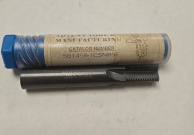Advent 14 TPI 4 Flute Carbide Thread Mill 5/8'' Shank 581458-1CSNPSF, 14 Pitch