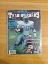 Vtg 1991 October Trading Cards Magazine Barry Sanders Cover 