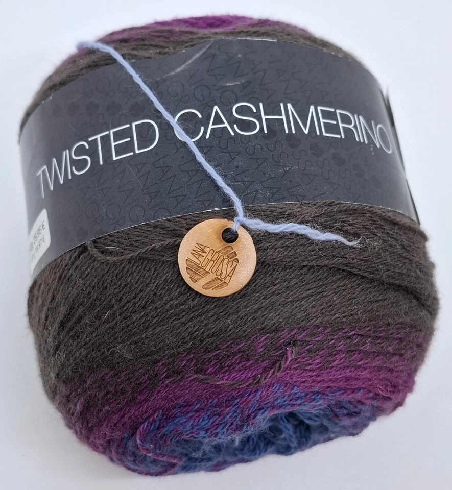 (199 €/kg): 150 g LG TWISTED CASHMERINO, Fb. 803, Verlauf für Tücher... #7724 - Bild 2 von 3