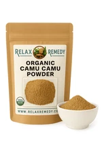 Organic Camu Camu Powder - 100% Pure, Non-GMO Myrciaria Dubia, Vitamin C Rich
