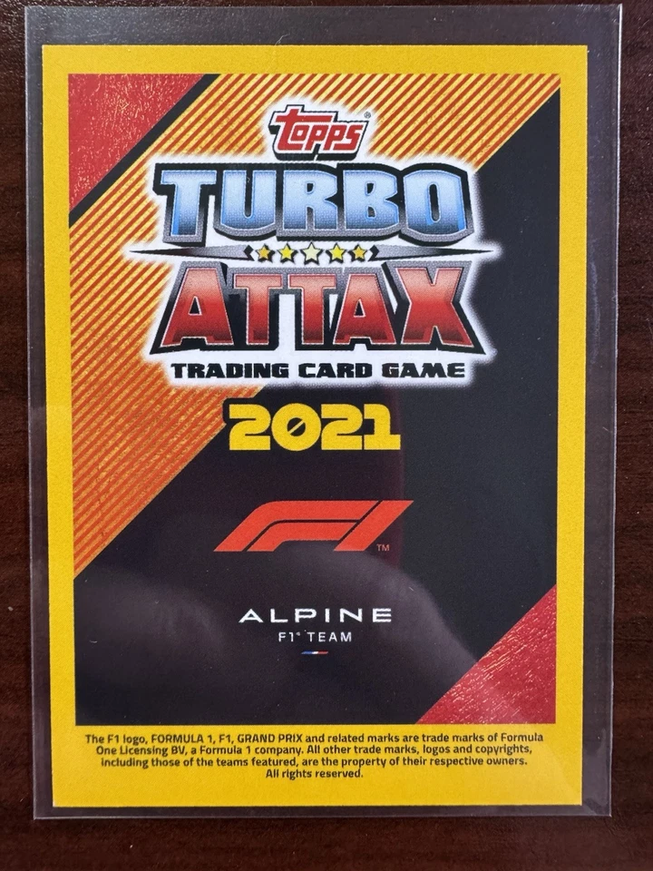 2021 Topps F1 Turbo Attax - #49 Fernando Alonso - Image 2 of 2