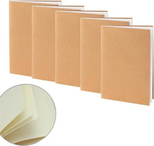 Klein Notizbuch Notizblock A5,5 STK Kraftpapi...
