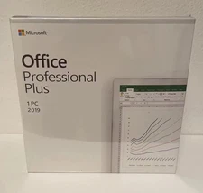 Microsoft Office Professional Plus 2019 1Pc DVD And Sealed Card For Lifetime