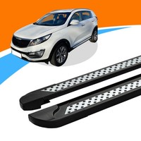 Trittbretter Passend FüR Kia Sportage Ab Baujahr 2015 - 2021 Viso Schwarz Mit Ab