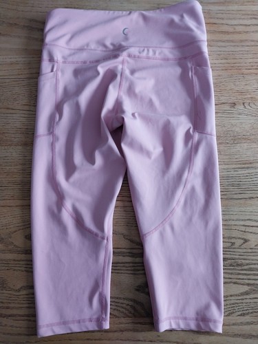 Zyia Active Light N Tight High-Rise Cropped Leggings Light Pink Womens Size 8-10 - Picture 5 of 7
