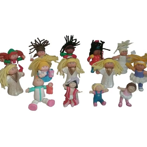 Vintage Cabbage Patch Kids Plastic Figure Lot 14 Total 80's-90's