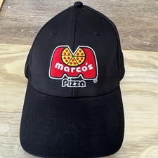 Marcos Pizza Baseball Cap Unisex Black OS Adj...
