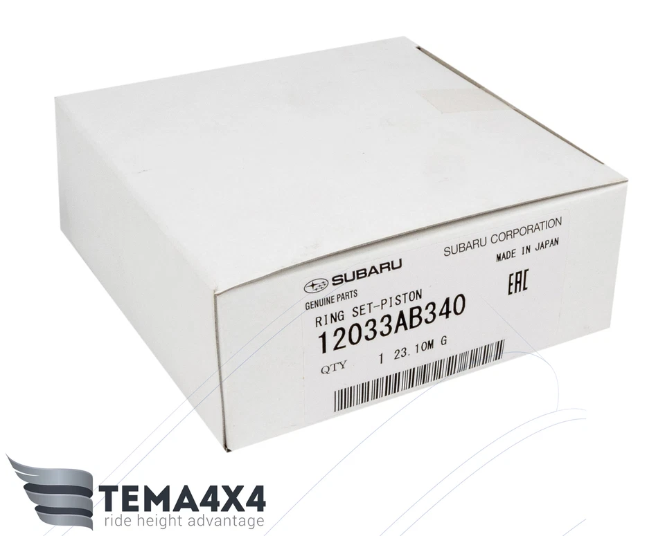 Anillos de pistón originales OEM para Subaru Forester Impreza Legacy Outback 12033AB340 Foto 4 de 4