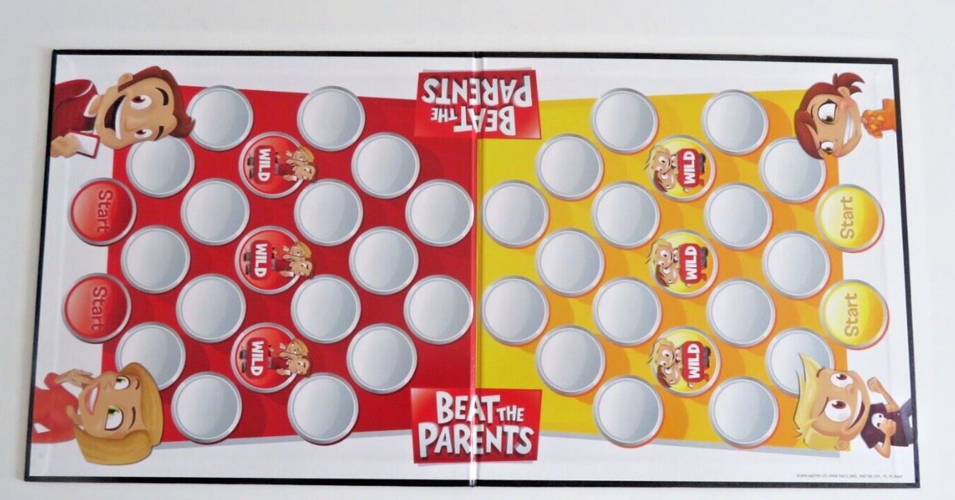 Beat The Parents Game Kids vs Grown Ups by Spin Master (6yrs+) +Free
