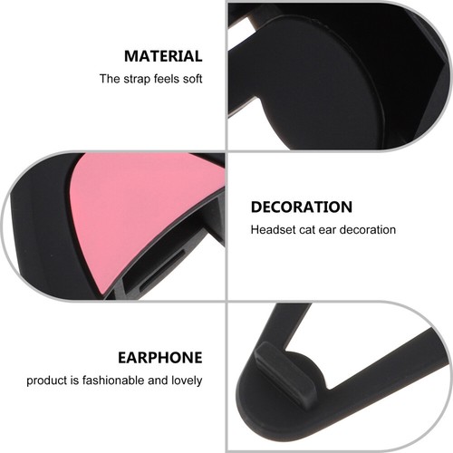 Cat Ear Headphones Ears for Attachment Headset Decoration Headband - 第 9/12 張圖片