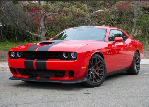 Calcomanías adhesivas para parachoques trasero techo capó Dodge Challenger 392 de carreras a rayas - Imagen 3 de 6