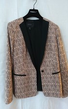 Maison Scotch Bnwt Dusty Pink Toxedo Jacket , Size 2 Women Blazer