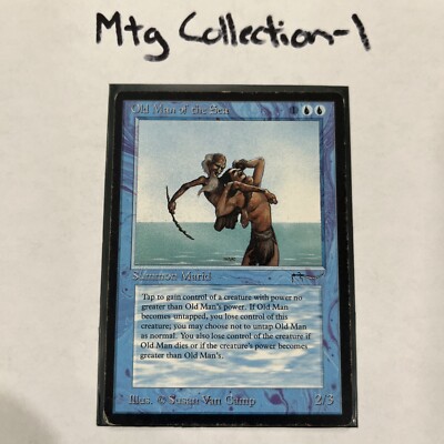 Old Man of the Sea Arabian Nights HP (Reserved List MTG Card) See Pics |  eBay