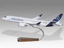 Airbus A220-300 House Colors Colours Desk Wood Airplane New Model Large 1/100