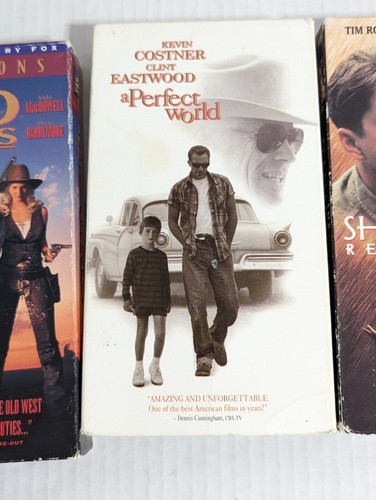 VHS Lot 13 Classic Movies Action Adventure Drama Titles in Description AS-IS - Imagen 9 de 14