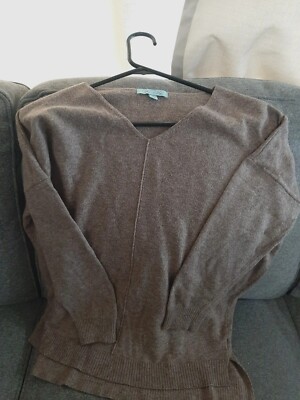 She & Sky Sweater Womens Size Medium light brownish color