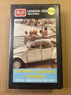 A Husband Is A Husband (Un Mari, C'est un Mari) 1976 VTG VHS Italian