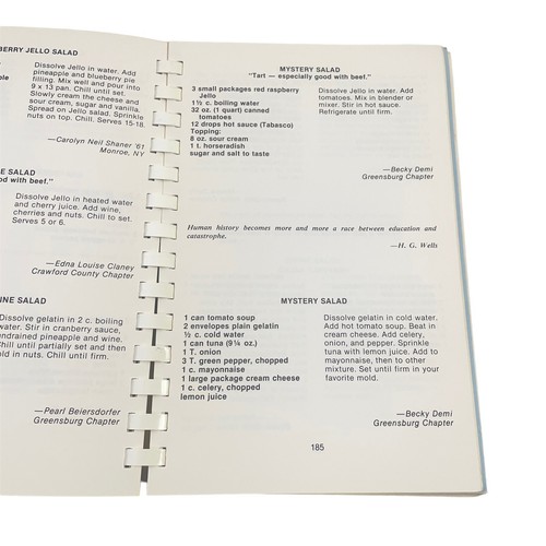 Vintage Thiel Woman's Club Cookbook Recipe Collection Greenville Pennslvania - Imagen 6 de 12