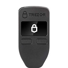 Trezor Model One Hardware Cryptocurrency Wallet - Black