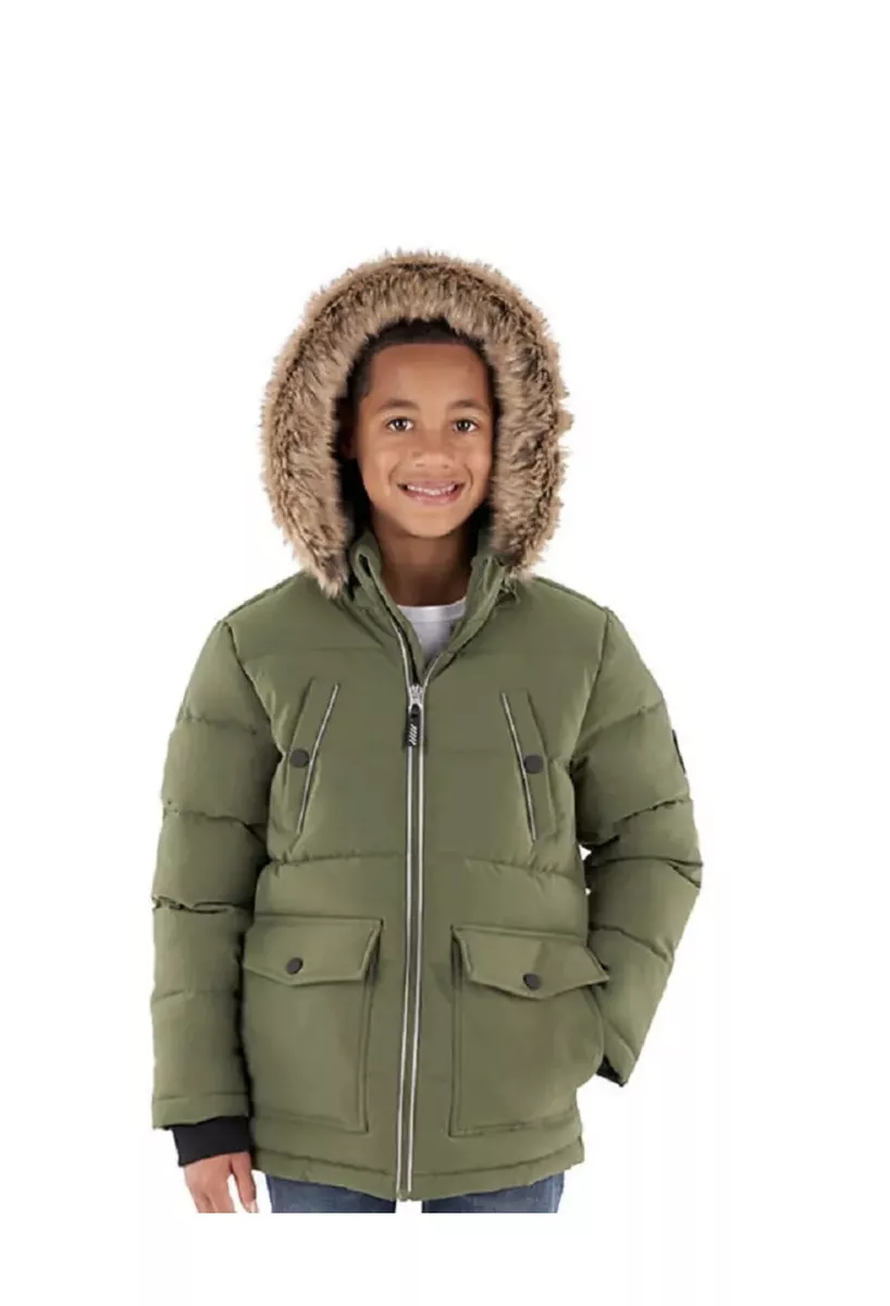 MEMBER S MARK BOYS ULTIMATE PARKA JACKET GREEN SIZE 10 12