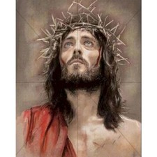 Paint By Numbers Adults kids Jesus Figure DIY Painting Kit 40x50CM Canvas