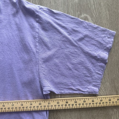 Vintage 90’s Hypercolor Hyper Grafix Undercover Exposed Shirt Medium Purple - Picture 5 of 6