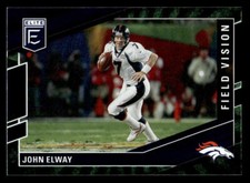 John Elway 2022 Donruss Elite Field Vision Green #FV10